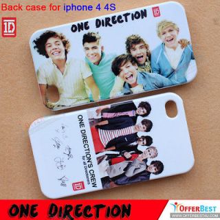   Direction Louis Harry Liam Zayn Niall iphone 4 4S Back Case Cover CS