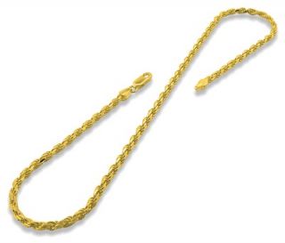 14k gold rope chain in Mens Jewelry