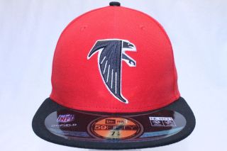 ATLANTA FALCONS NFL NEW ERA 59FIFTY ON FIELD VINTAGE HAT CAP 2 TONE 