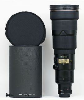 Nikon ED IF D AF S II 500 mm f/4 F/4.0 Lens with lens coat trunk case 