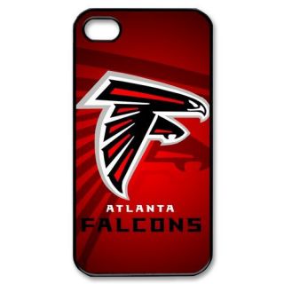 atlanta falcons iPhone 4 or 4S Hard Plastic Black case cover 02774