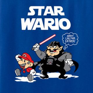 Star Wario T Shirt Star Wars Super Mario Nintendo