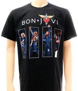 Bon Jovi American Metal Rock Vtg Retro T shirt Sz XL