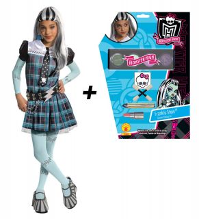 Monster High Deluxe Frankie Stein™ Child Costume Sizes S, M, L 