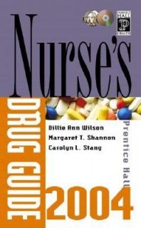 Prentice Halls Nurses Drug Guide 2004 by Billie Ann Wilson, Margaret 