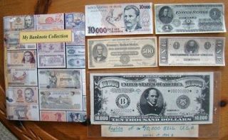 Banknote Booklet Holds 110 4 Replica 1862 1882 1863 Confederate $ 