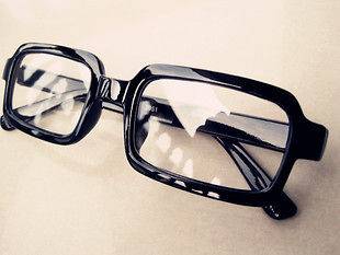   Lens Vintage Korean Trend Color Style Frame Glasses Old School Fashion