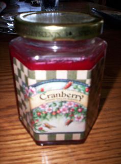 Home Interiors Spring Valley Scents Cranberry Candle