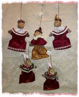 KATHERINES COLLECTON MONKEY FINGER PUPPETS ORNAMENTS