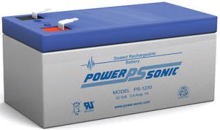 Power Sonic BATTERY APC ES, BE350G, BE350T, BE350U, RBC35 12V 3.4AH