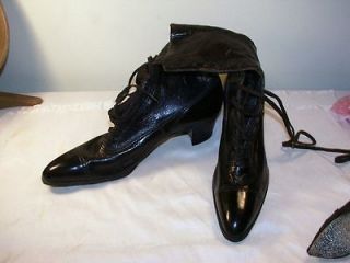 Vintage 20s Ladies Lace Up Shoes/Boots VNC