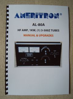 AMERITRON AL 80A Amplifier Manual & Upgrades