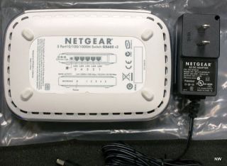 Netgear GS605 5 Port Gigabit Ethernet Switch 10x Faster
