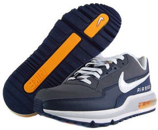 Mens Nike Air Max LTD Running Shoes Dark Grey/White Orange Obsidian