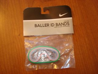 NIKE BALLER WRIST ID bands NUGGET COLORS GREEN PINK BLUE DEADSTOCK 