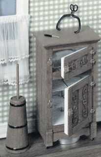 CHRYSNBON Model Kit ~ ICE BOX Vintage Style Dollhouse 1:12 Heritage 