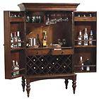 Howard Miller Cherry Hill Home Bar Wine and Liquor Cabinet