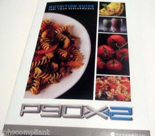 P90X2   NUTRITION GUIDE   COOKBOOK / RECIPES   BRAND NEW   AUTHENTIC