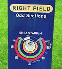 New York Mets  Map From Shea Stadium Neon Gate E Tower 