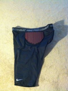 NWT NIKE PRO COMBAT DRI FIT STAY PROTECTED COMPRESSION SHORTS FOOTBALL 