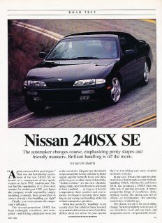 1994 Nissan 240SX SE   Road Test   Classic Article D101