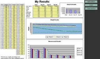   ! Custom schedule guide nutrition & results tracker for p90x2!!! PC