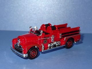 CLASSIC SEAGRAVE FIRE ENGINE TRUCK APPROX HO SCALE LIMITED EDITION