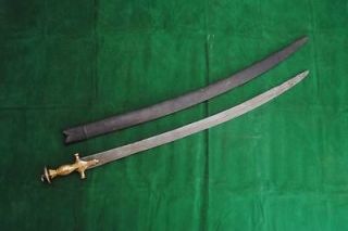 Old Indian Warrior tulwar sword Indo persian no shamshir kilij katar