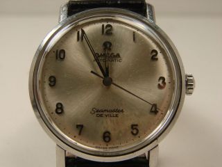 CLASSIC 1963 OMEGA SEAMASTER DEVILLE AUTOMATIC WATCH.