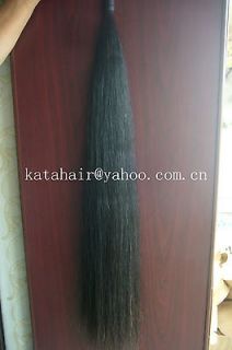 New Original Black Horse Show Tail Hair Extension 70 76cm 170grams