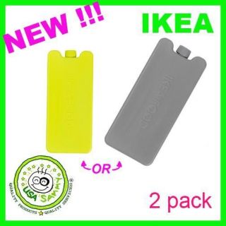 NEW   IKEA FREEZER COOLER ICE PACKS Pack Cold Medela Pump In Style x2