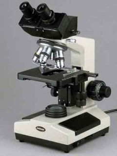 Darkfield Compound Binocular Science Lab Medical Microscope 40X 1000X