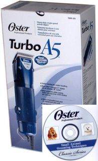 Oster TURBO A5 Professional Clipper 116966 Two Speed Cryogen X Blade 