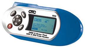 OTC 9450 Bilingual OBD II Scan Tool, ABS, & Airbag (SRS) Kit w/ case 