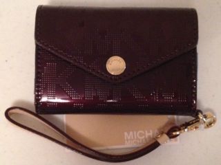   Kors Iphone Electronics Wristlet Wallet New Color Coffee 35F2MELL6X