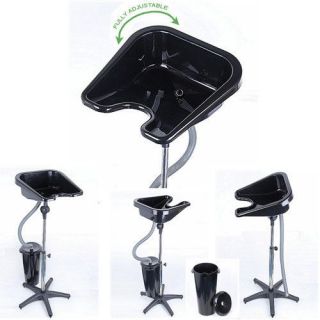  Height Adjustable Shampoo Basin Hair Bowl Salon W/Stand J0664 1