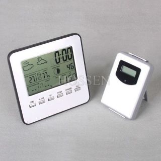   Indoor/Outdoor Thermometers Home/Garden Weather Station Alarm Clock