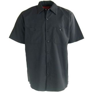 12 BLACK WORK SHIRT All Sizes SP24 BK Uniform Red Kap Dickies Reed 