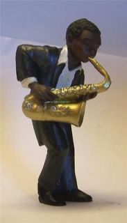 Newly listed JAZZ BAND SAX PLAYER Saxophone Music / Musician Figure 
