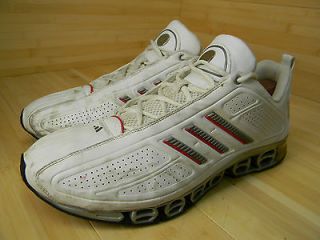 ADIDAS SHOES SIZE 13 WHITE LEATHER SHOES MENS RUNNING