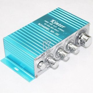   Small USB Power Amplifier 2*30W MA 180 HI FI Stereo Car Amplifier Blue