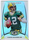 2012 TOPPS PLATINUM AARON RODGERS BASE CARD #20 GREEN BAY PACKERS