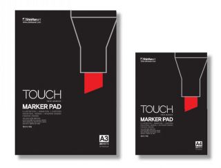 TOUCH TWIN MARKER PAD A4, A3, Quarto paper SIZE