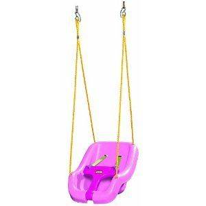   Tikes 2 in 1 Snug N Secure Swing Pink New Swings Sets Gym Play Outdoor