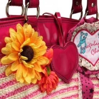 Irregular Choice Aunt Sally Straw Pink Basket Bag RRP £44.99 Brand 