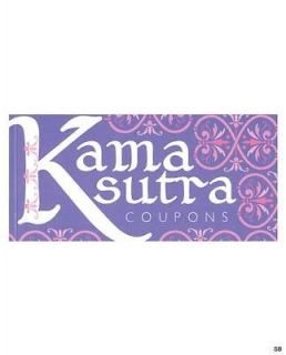 Kama Sutra ELD 6892 09, Kama sutra coupon book.
