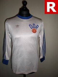 Adidas DDR EAST GERMANY 1986 LONG SLEEVE Football Shirt Soccer Jersey
