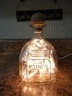 Patron Tequila Glass Bottle 375ML Rustic Lamp Anejo