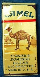 Viet Nam Era U.S. Army Issue C Ration Camel Cigarette Pack Camel 