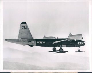 1956 P2V 7 Neptune Ski Fitting Bomber Jet Plane Photo